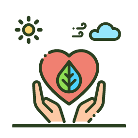Icono protección y gestión ambiental